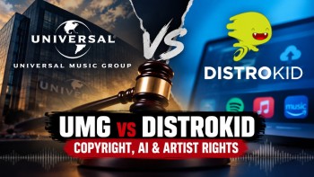 Universal Music Group vs DistroKid copyright and AI music lawsuit